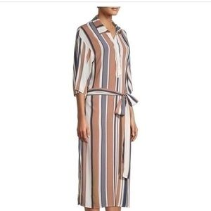 Striped Shirt Dress